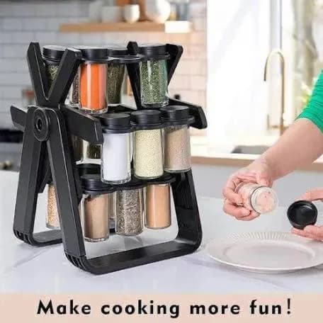 Rotating spice rack